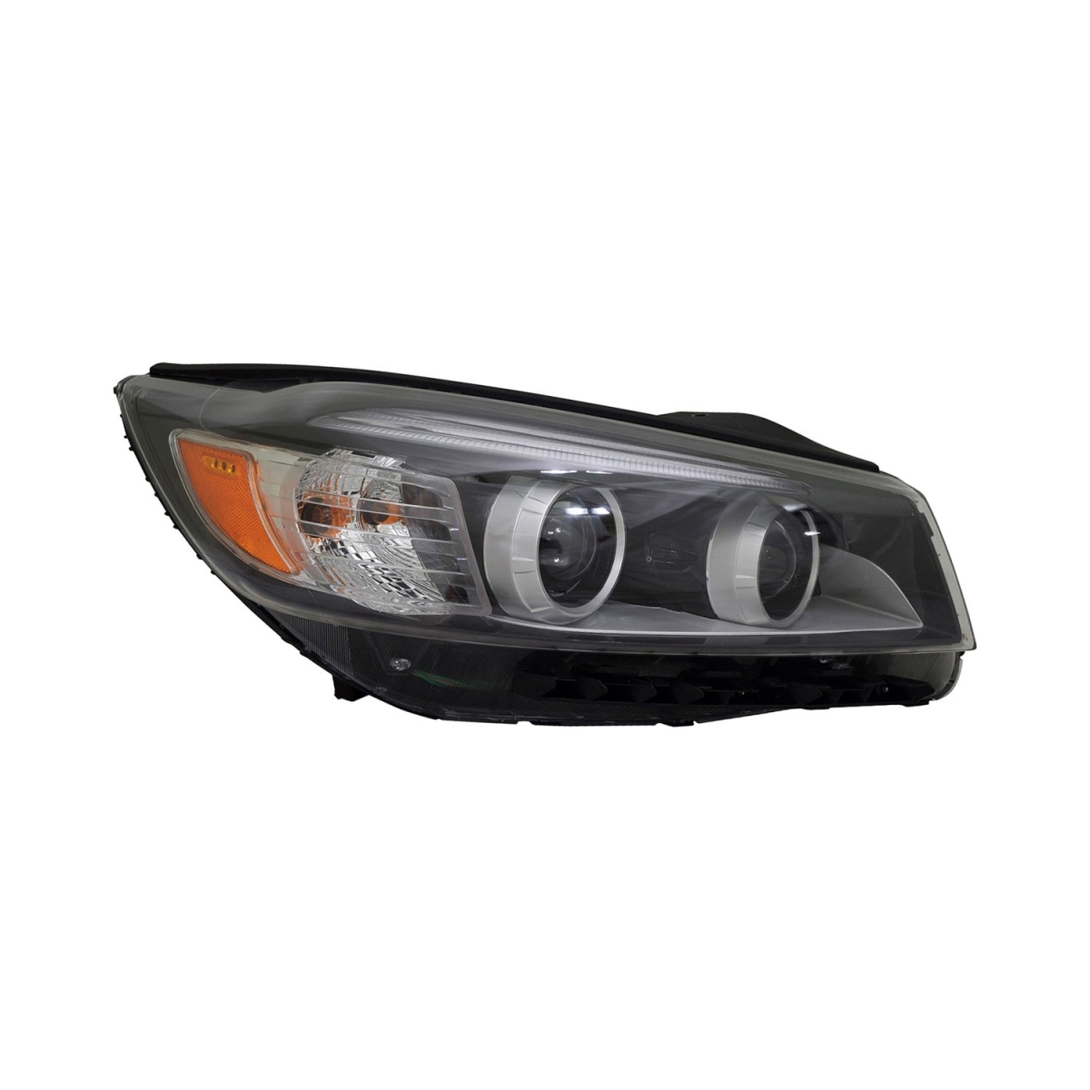 20-9671-00-9 Left Headlight Assembly with Light Bar for 2016-2018 KIA Sorento - CAPA