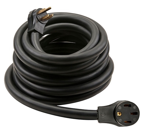 Technology Research - 50A RV Flex Extension Cord, 30' - 50A30MFSE