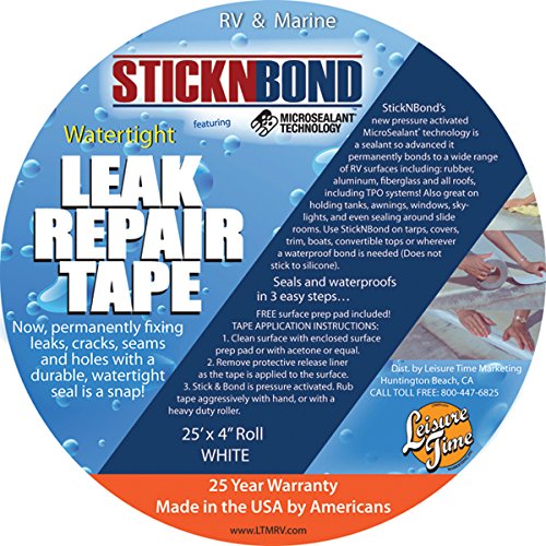 LTM60023 Sticknbond Roll, White - 4 in. x 25 ft.
