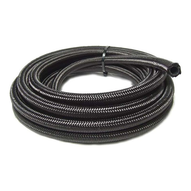 10 ft. x -4AN Braided Nylon Hose with Stainless Steel Core