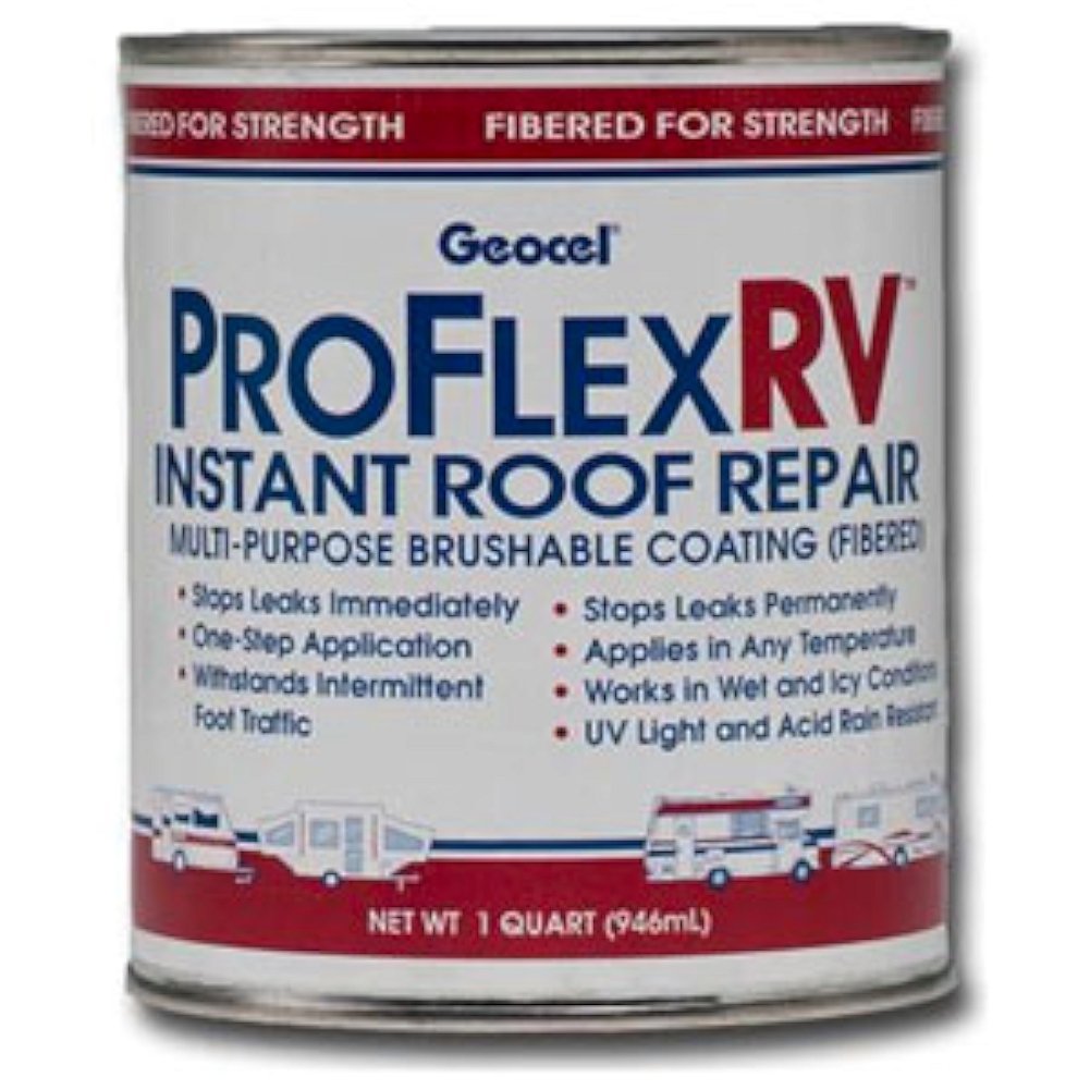 Picture of Geocel GEOGC24201 Pro Flex RV Instant Roof Repair - 1 Quart&#44; White