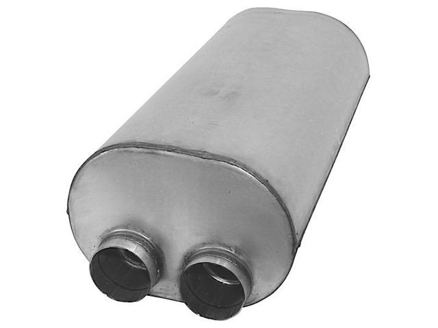 APE2500 Oval Exhaust Muffler with Inlet