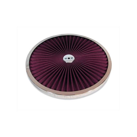 14 in. Chrome Trim Big Flow Air Cleaner Top