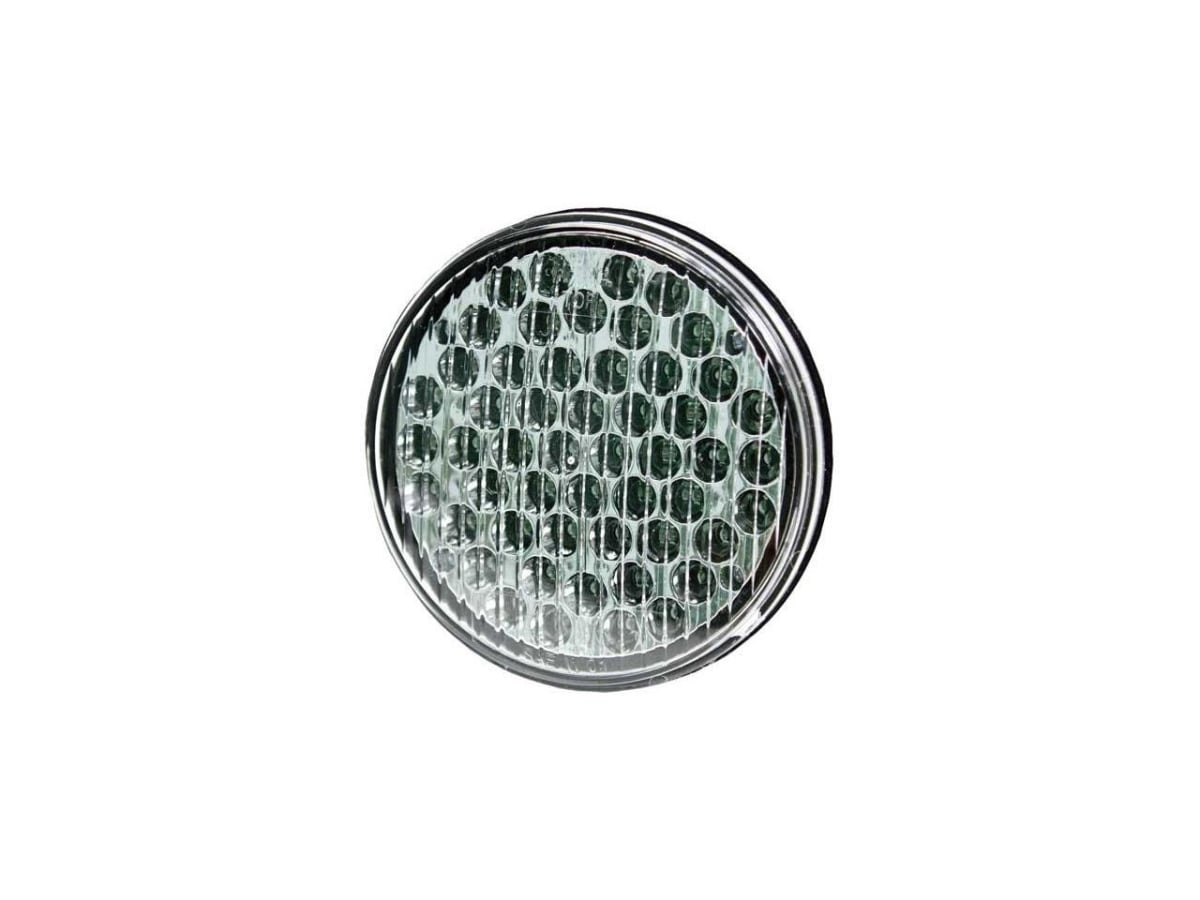 ECC3945A 12 VDC LED Flasher Round Grommet Mount for 8 Flash Patterns with Plug, Amber