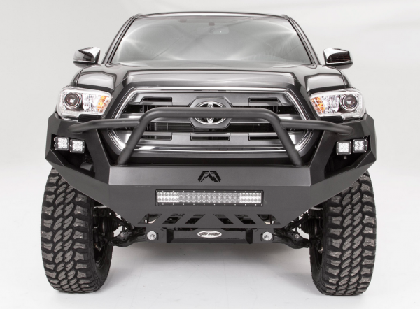 FFBTT16-D3652-1 Vengeance Front Bumper with Pre-Runner Guard for 16-17 Tacoma, Matte Black -  FAB FOURS