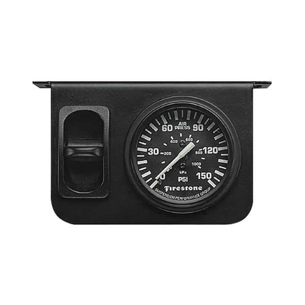 FIR2572 Plastic Single Electric White Pressure Gauge