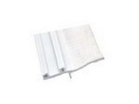 Ek Base with 2 in. Wiper - White - 0.5 in. x 2.75 in. x 35 ft.