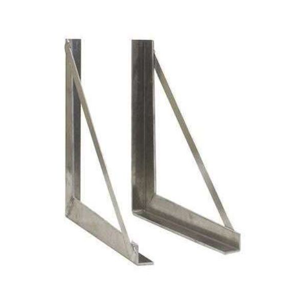 Buyers Products Company 18x18 Inch Welded Aluminum Truck Tool Box Brackets - 1701030