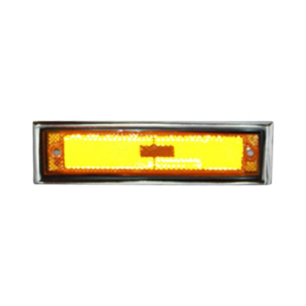 18-1201-66 Left Hand Side Marker Light with Chrome Trim for 1981-1991 Chevy Blazer, GMC Jimmy & Suburban