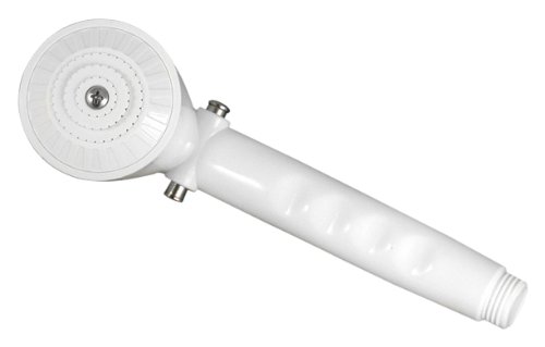 Shower Head Handheld for Exterior Shower Box, White