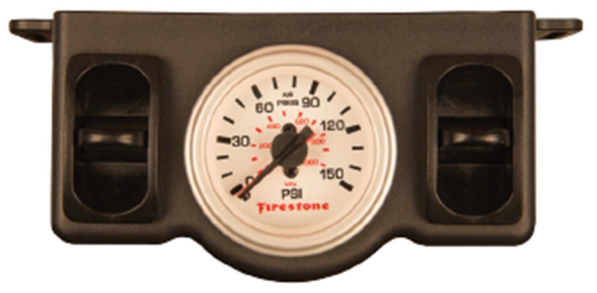FIR2574 Plastic Dual Ride-Rite Pressure Gauge