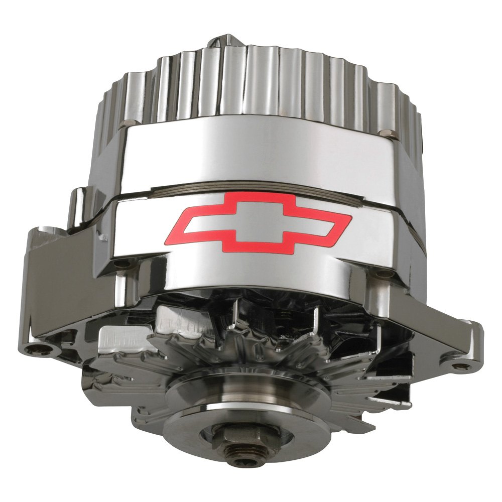 Alternator 120 amp Chrome Plated 12V Gm 10Si Case