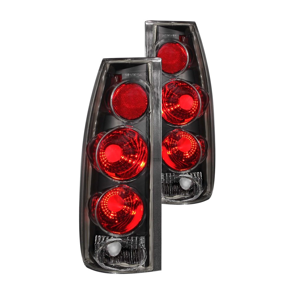 3D Style Black Taillights Driver & Passenger for 1999-2000 Cadillac Escalade