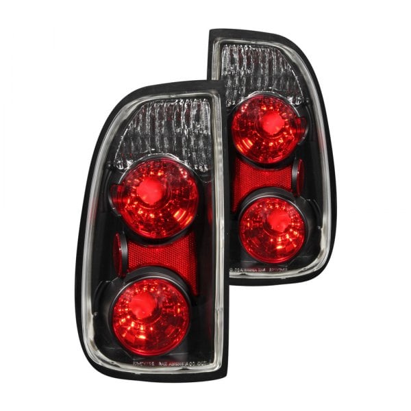 Black & Red Right & Left Handle Euro Tail Lights for 2000-2006 Toyota Tundra