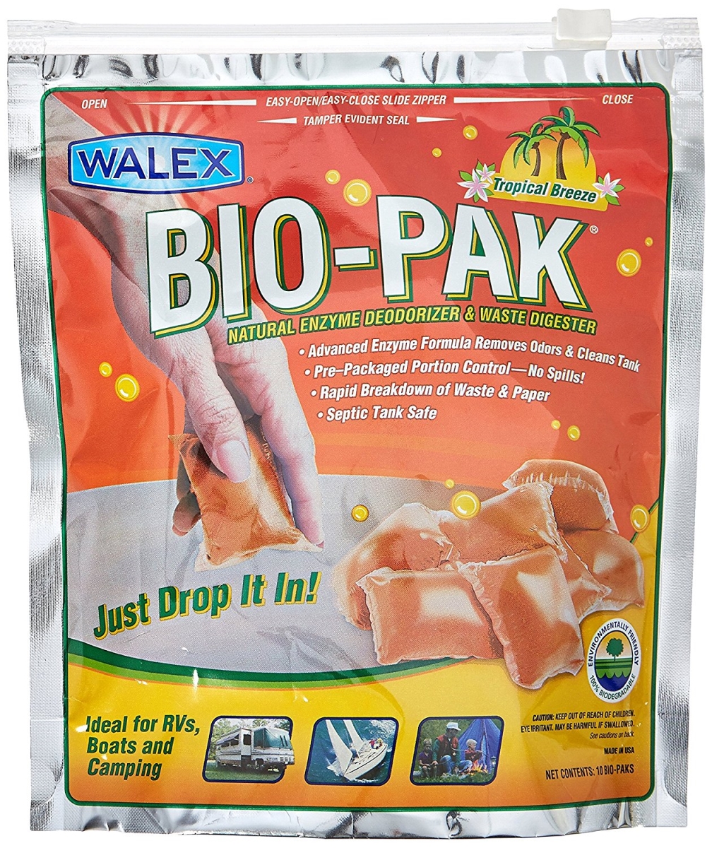 Walex Bio-Pak Natural Enzyme Deodorizer & Waste Digester - Tropical Breeze | Camping World