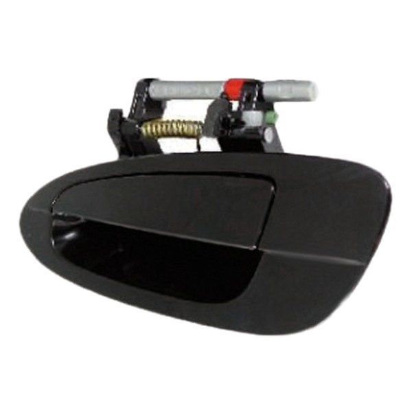 Left Hand Front Door Handle Outer without Keyhole for 2002-2006 Altima, Black