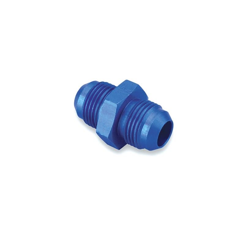 8AN Male Flare Union, Blue
