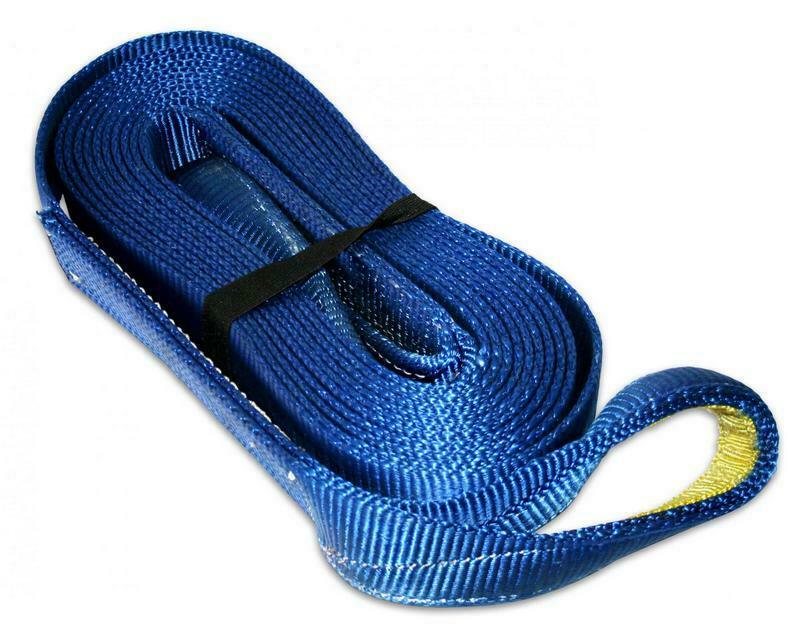 BDG20030 3 in. x 30 ft. Polyester Recovery Strap, Blue