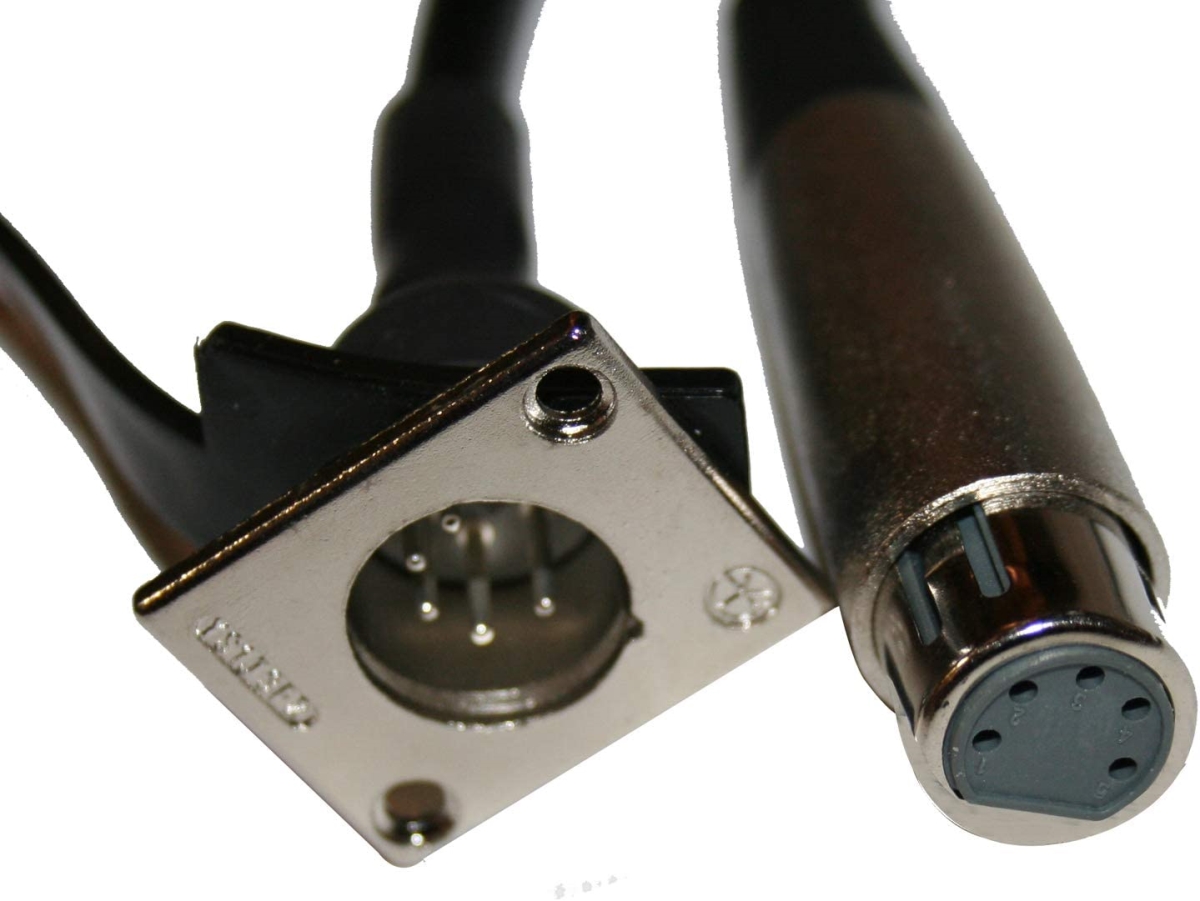 5 Prong Standard Series 3 ft. Extension Plug for 10041X, Black