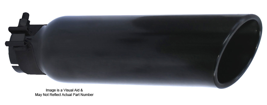 UNIVERSAL FOR 3INDIAMETER EXHAUST TUBES EXHAUST TIPS BLACK