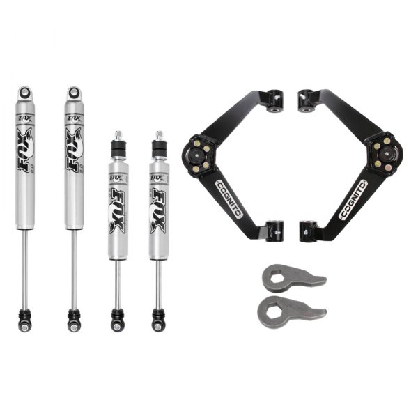 3 in. Performance Stage Front & Rear Leveling Kit with Fox Shocks for 2001-2010 GMC Sierra 1500, 2500 & 3500