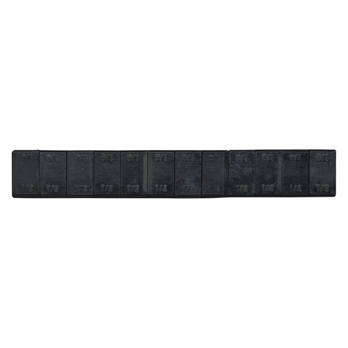 Stick On, Black, 48 Strips Of Twelve 1/4 Ounce Weights Per Strip