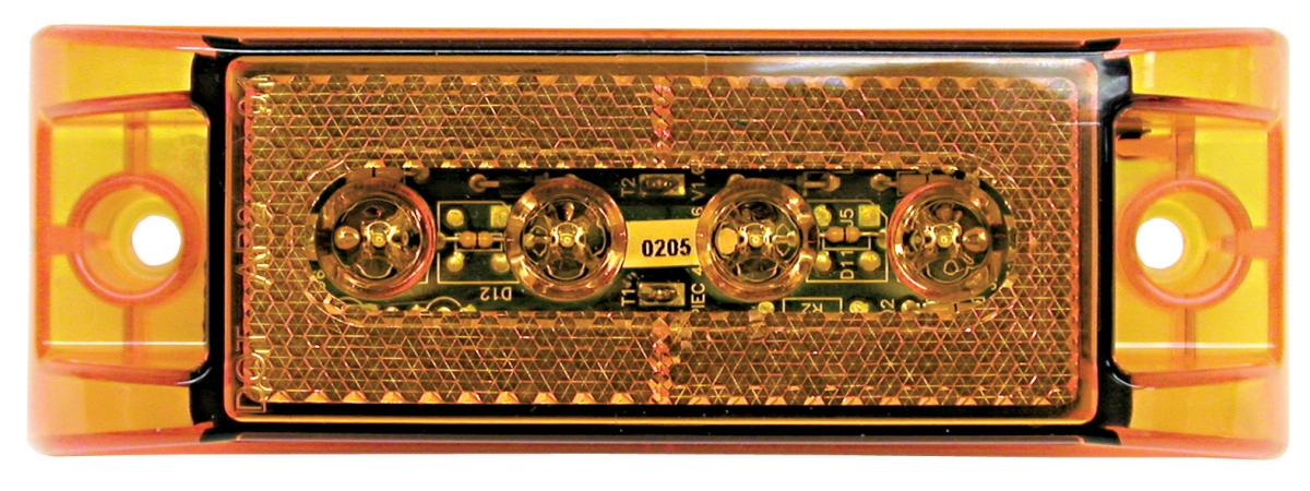 LED Clearance & Side Marker Light with 2-Wire, Amber