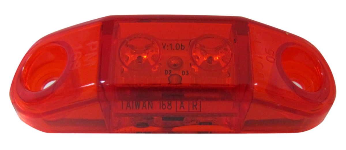 Peterson Manufacturing PEM168R LED Slim-Line Clearance & Side Marker Lights, Red
