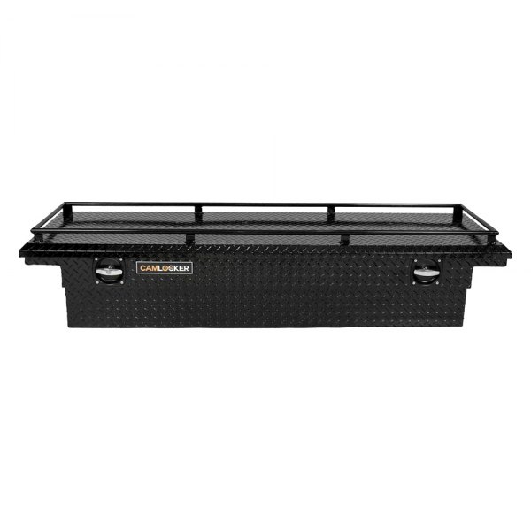 Picture of Cam Locker CLKTBCAM-S71LP-RLGB Low Profile Toolbox with Rail&#44; Gloss Black - 14 x 20 x 71 in.