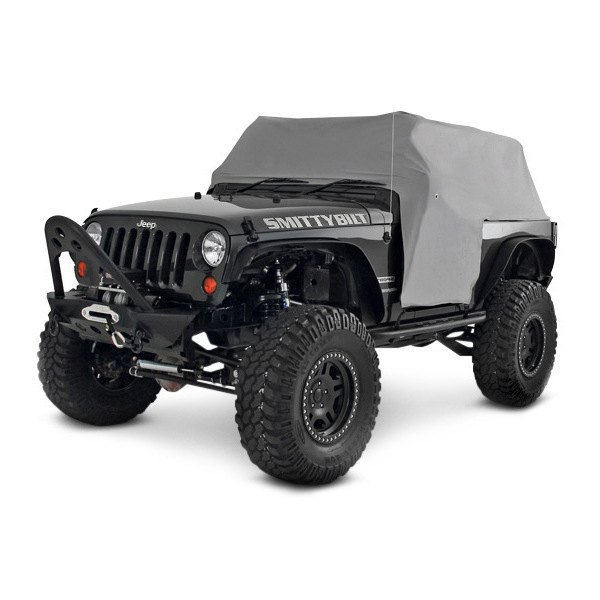 Smittybilt SMB1071 Cab Cover with Door Flaps 4-Door for 2020 Jeep Wrangler JL, Gray