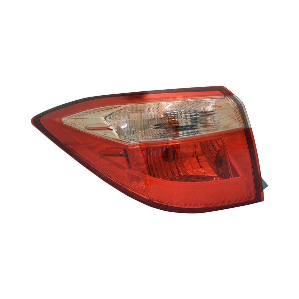 11-6640-90 Driver Side Outer Replacement Tail Light, Red for 2017-2019 Toyota Corolla