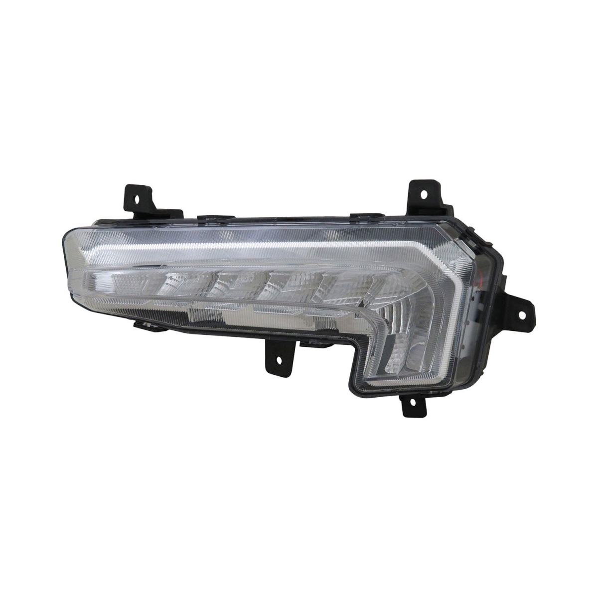 12-5384-00 Right Hand LED Driver Side Replacement Daytime Running Light for 2016-2018 Chevy Malibu, Chrome