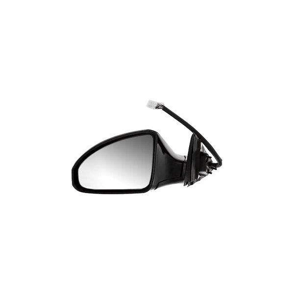 SHE1710-320C-1 Left Hand Side Door Foldaway Power Mirror with Memory & Rear View Monitor for 2003-2005 Infiniti FX35, Smooth Black