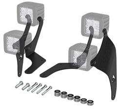 ACIJL5603 JL A-Pillar Dual LED Cube Light Mounts for 2018-2018 Jeep Wrangler
