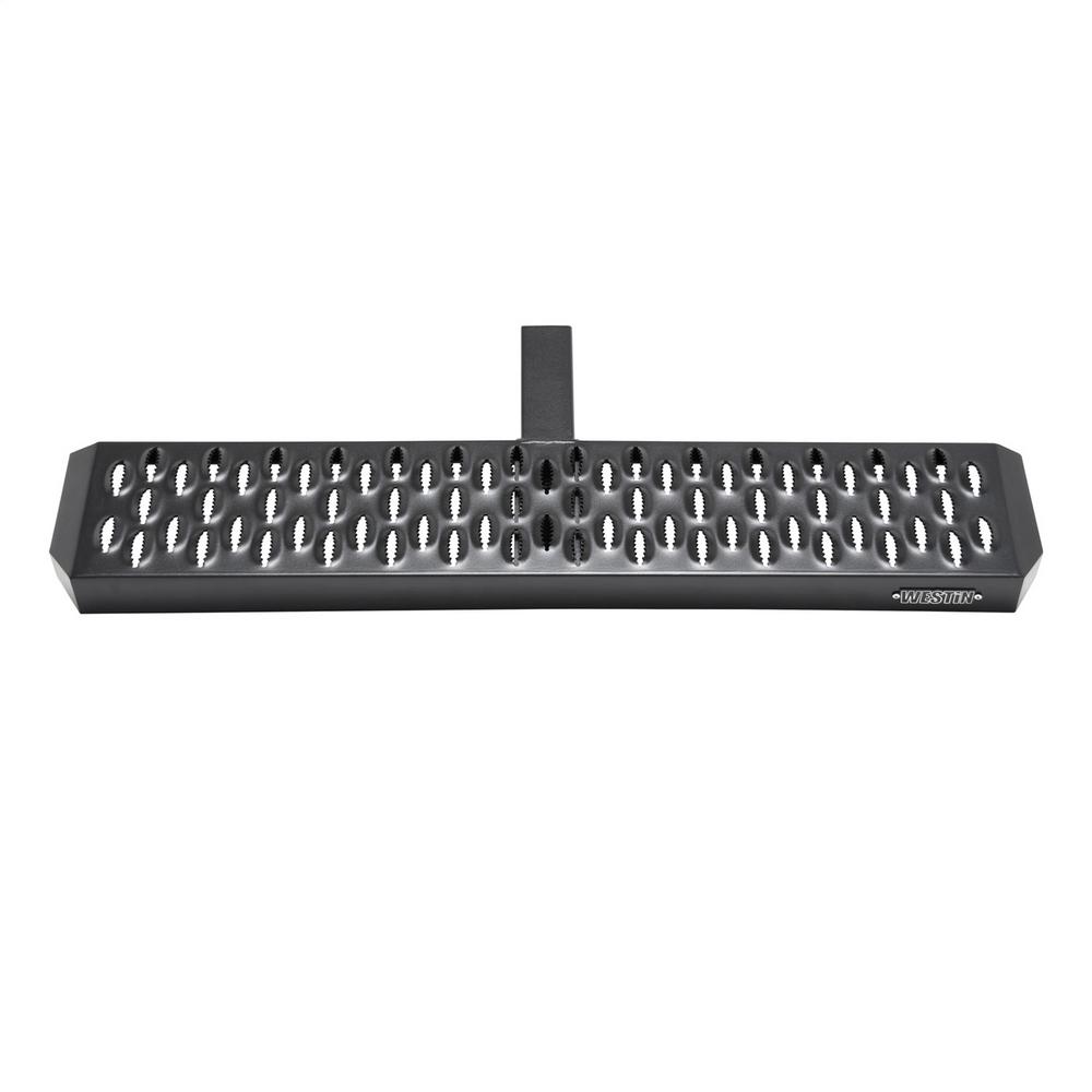 WES27-70015 34 in. Step Grate Steps Hitch Step, Textured Black for 2 in. Receiver