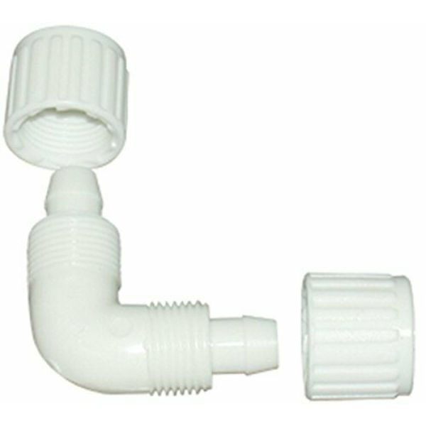 ESC06800 0.5 x 0.5 in. Poly Elbow