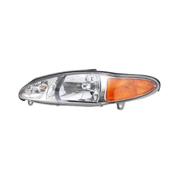 20-3596-00 Left Hand Driver Side Replacement Headlight for 1997-2002 Ford Escort- Mc Trcer