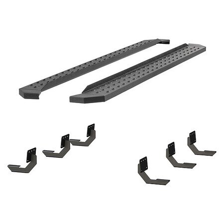 ARI2055549 6.5 in. Ridgestep Running Boards, Black