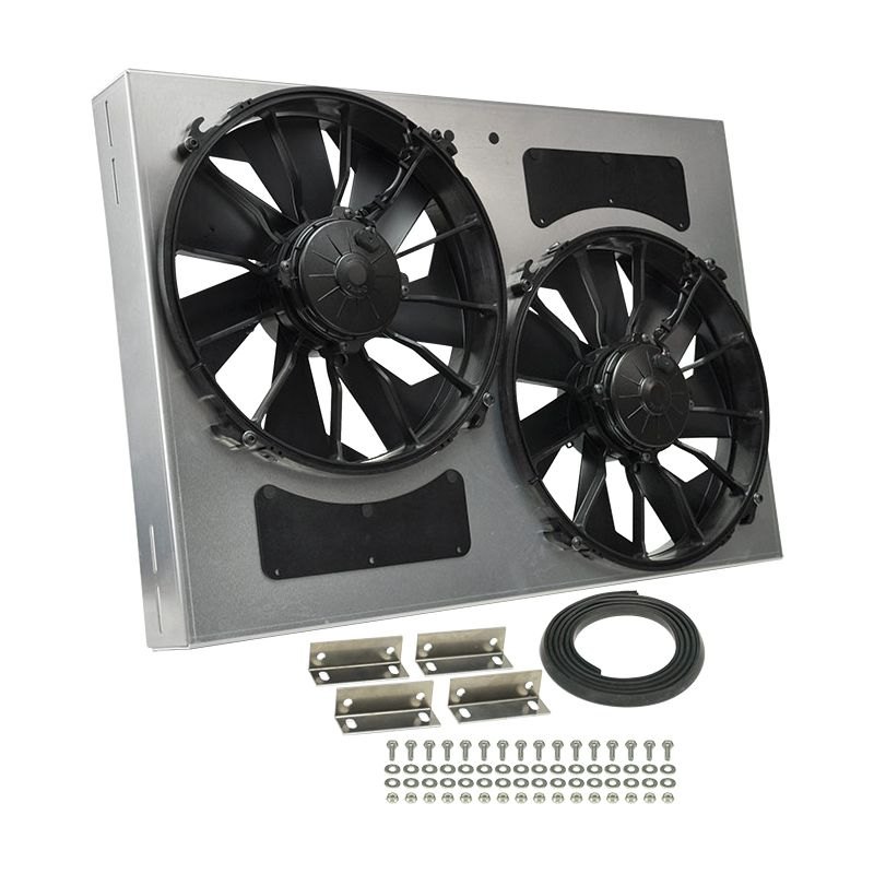 Dual Rad Fan & Aluminum Shroud Assembly Kit