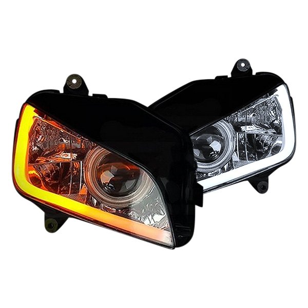 24 in. Sequential Switchback LED Strip Drl Turnsignal Headlights - 2 Piece
