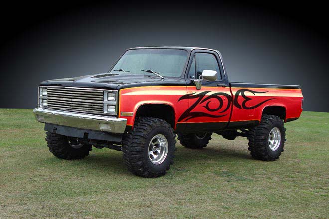 4-6 in. 1977-1987 Chevy 1 by 2 Ton Box Kit