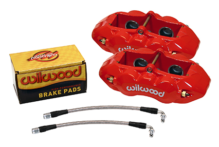 D8-4 Rear Replacement Caliper Kit - Red