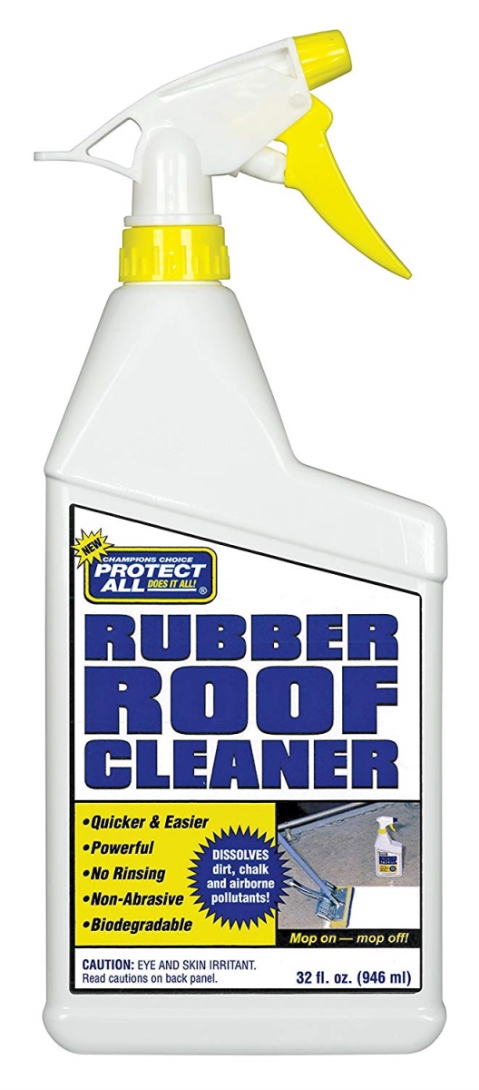 Thetford Protect All Rubber Roof Cleaner, 32 oz spray in Grey | Camping World