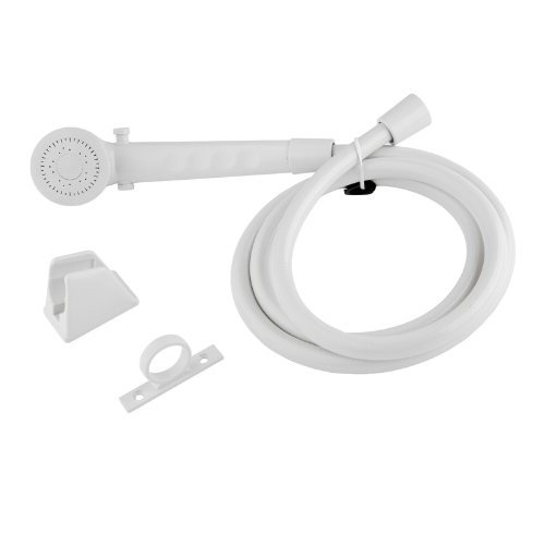 Picture of Dura Faucet DFTDF-SA130-WT RV Shower Head & Hose, White