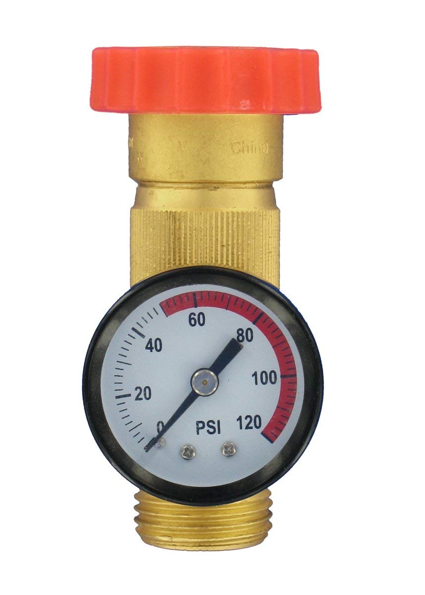 Valterra Products   Water Regulator & Gauge Combo