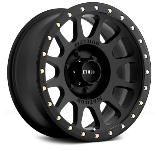 16 x 8 in. NV Matte Black Wheel