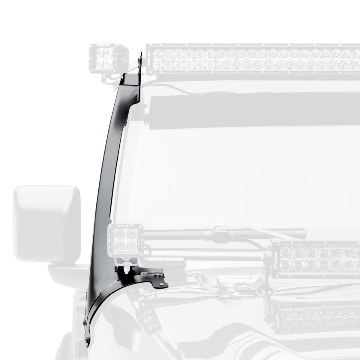 Front Roof Mount Brackets for 2018-C Wrangler JL