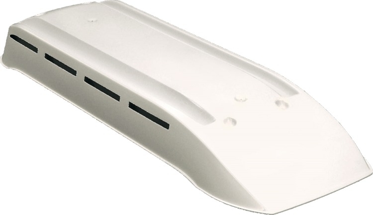 NRC622293CBW Low Profile Refrigerator Roof Vent Cap, Polar White