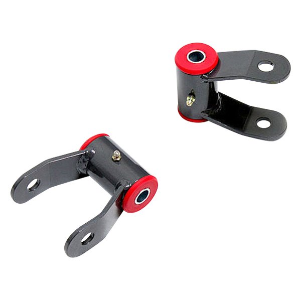 Rear Lifted Leaf Spring Shackles with 1.5 in. Lift Height