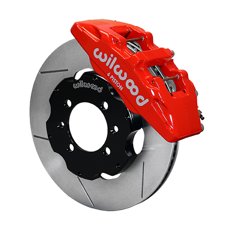 11.00 in. GT Rotor Forged Dynapro 6 Big Brake Front Brake Kit - Red